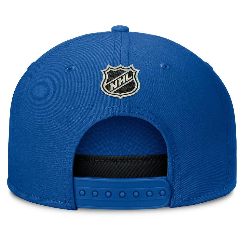 NHL Royal Buffalo Sabres Fanatics Authentic Pro Rink Team Code Snapback Hat
