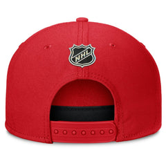 NHL Red Calgary Flames Fanatics Authentic Pro Rink Team Code Snapback Hat