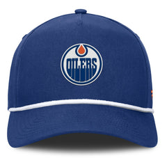 NHL Royal Edmonton Oilers Fanatics Authentic Pro Rink Roper A-Frame Adjustable Hat