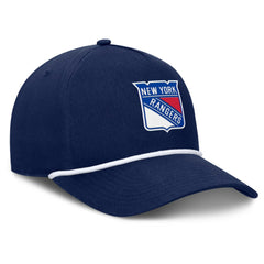 NHL Navy New York Rangers Fanatics Authentic Pro Rink Roper A-Frame Adjustable Hat