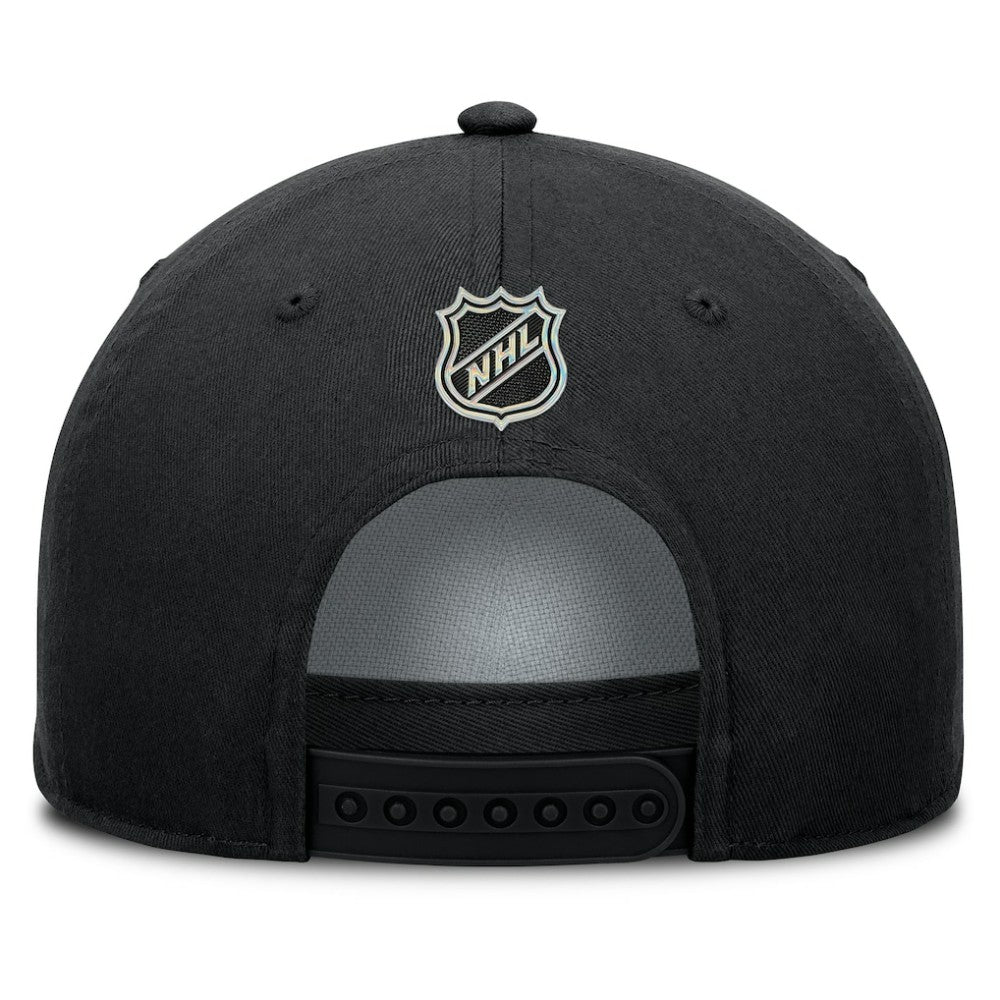 NHL Black Pittsburgh Penguins Fanatics Authentic Pro Rink Roper A-Frame Adjustable Hat