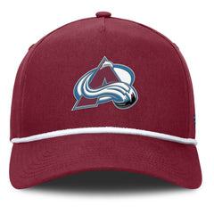 NHL Burgundy Colorado Avalanche Fanatics Authentic Pro Rink Roper A-Frame Adjustable Hat