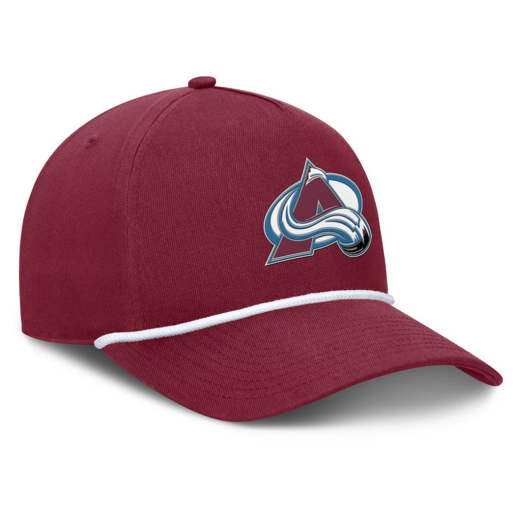 NHL Burgundy Colorado Avalanche Fanatics Authentic Pro Rink Roper A-Frame Adjustable Hat