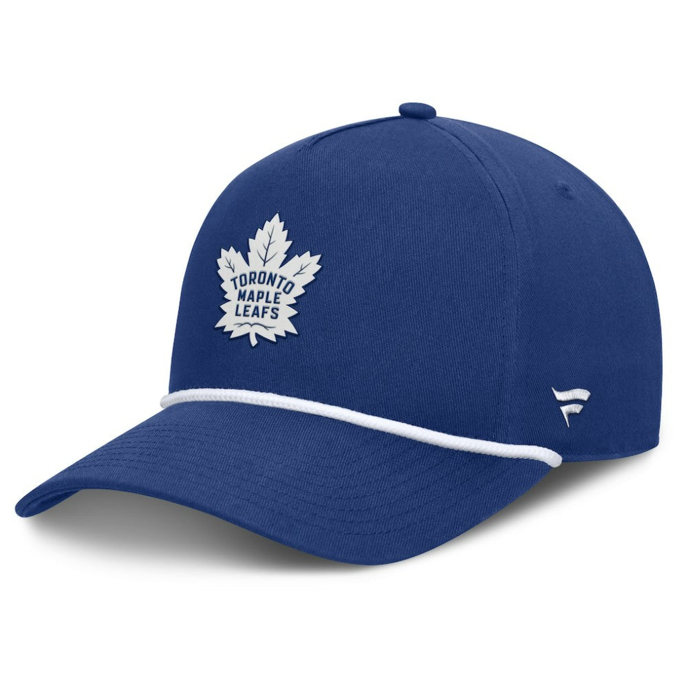 NHL Blue Toronto Maple Leafs Fanatics Authentic Pro Rink Roper A-Frame Adjustable Hat