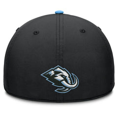 NHL Black/Light Blue Utah Mammoth Fanatics Authentic Pro Rink Team Code Flex Hat