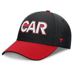 NHL Black/Red Carolina Hurricanes Fanatics Authentic Pro Rink Team Code Flex Hat
