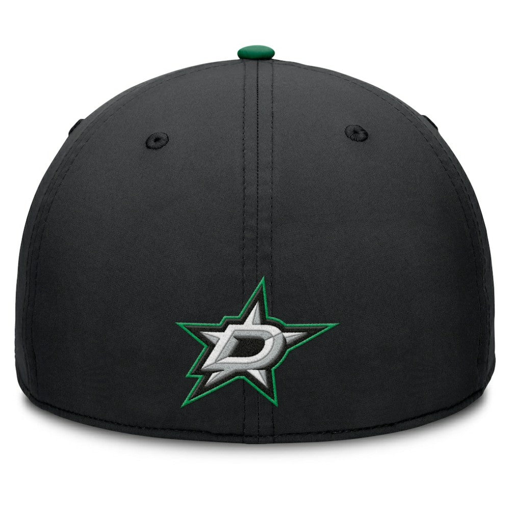 NHL Black/Kelly Green Dallas Stars Fanatics Authentic Pro Rink Team Code Flex Hat