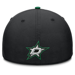 NHL Black/Kelly Green Dallas Stars Fanatics Authentic Pro Rink Team Code Flex Hat