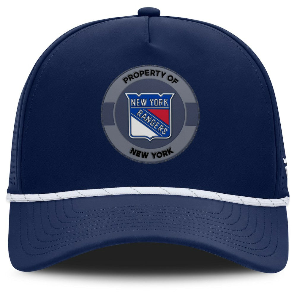 NHL Navy New York Rangers Fanatics Authentic Pro Rink Adjustable Hat