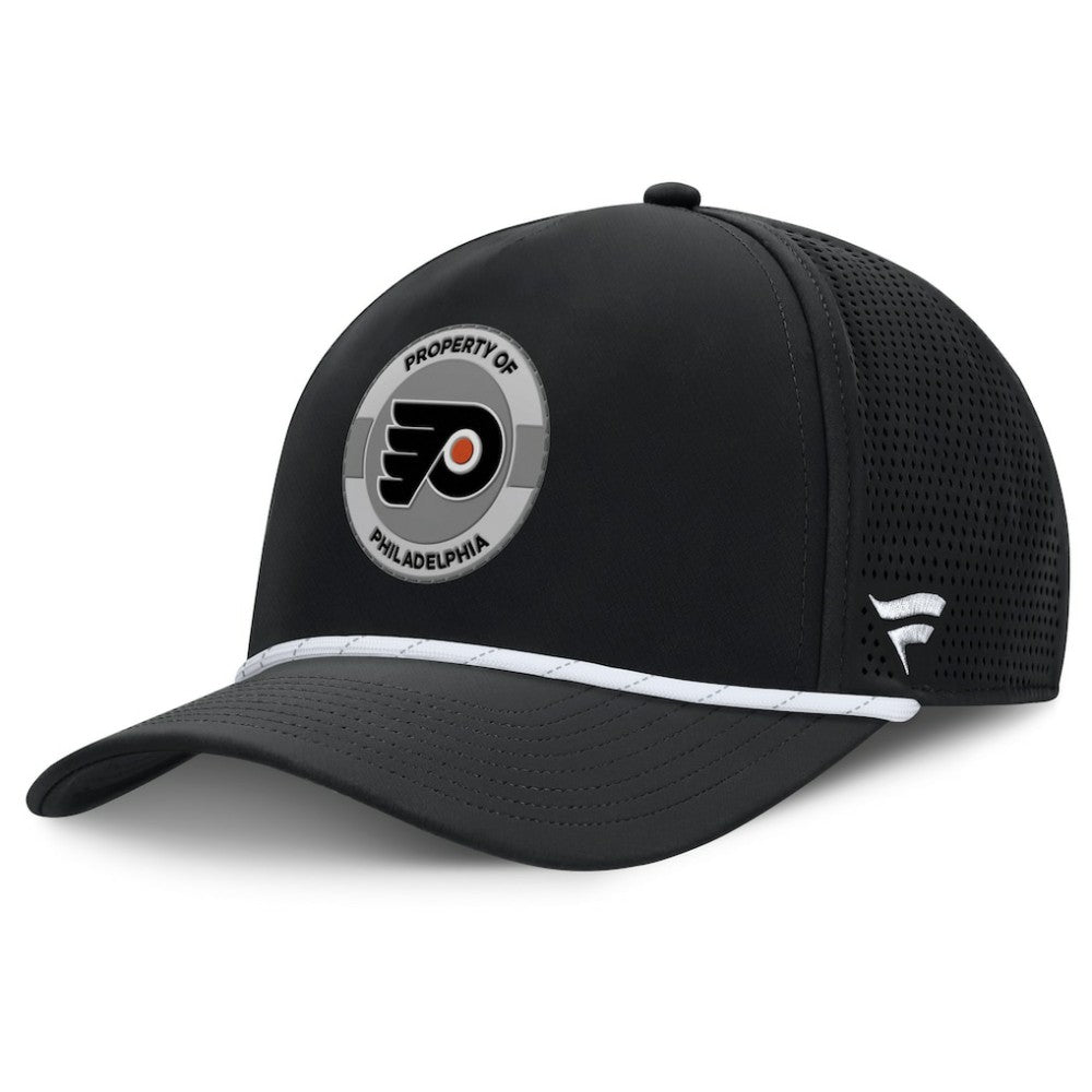 NHL Black Philadelphia Flyers Fanatics Authentic Pro Rink Adjustable Hat