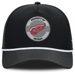 NHL Black Detroit Red Wings Fanatics Authentic Pro Rink Adjustable Hat