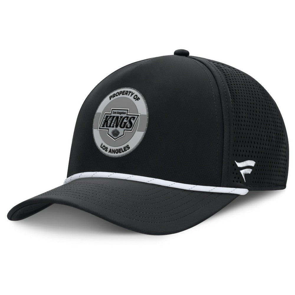NHL Black Los Angeles Kings Fanatics Authentic Pro Rink Adjustable Hat