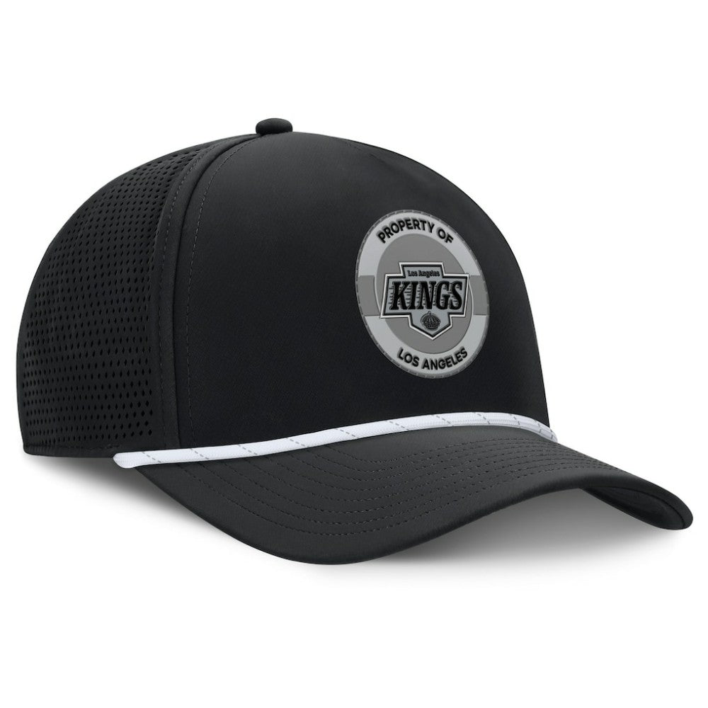 NHL Black Los Angeles Kings Fanatics Authentic Pro Rink Adjustable Hat