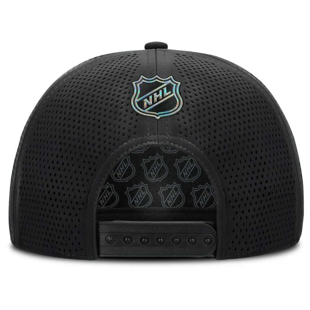 NHL Black Los Angeles Kings Fanatics Authentic Pro Rink Adjustable Hat