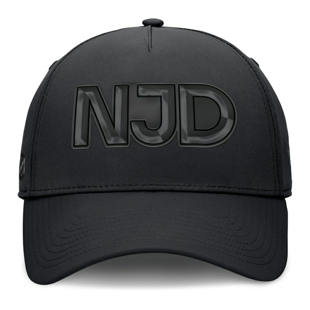 NHL Black New Jersey Devils Fanatics Authentic Pro Road Team Code Flex Hat