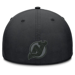NHL Black New Jersey Devils Fanatics Authentic Pro Road Team Code Flex Hat