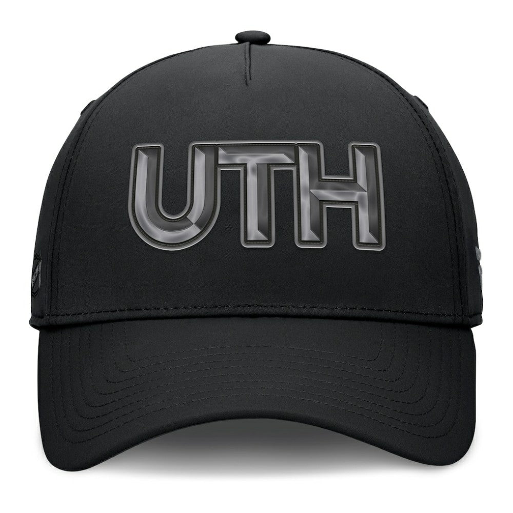 NHL Black Utah Mammoth Fanatics Authentic Pro Road Team Code Flex Hat