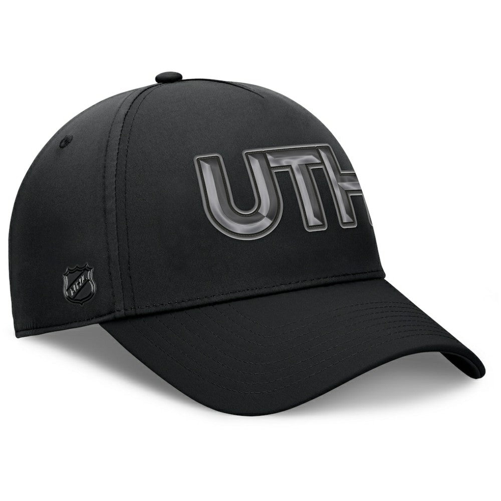NHL Black Utah Mammoth Fanatics Authentic Pro Road Team Code Flex Hat
