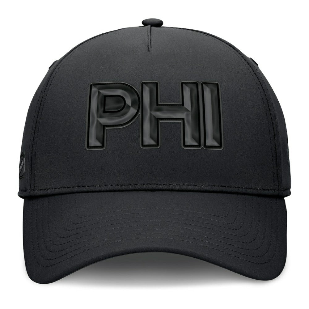 NHL Black Philadelphia Flyers Fanatics Authentic Pro Road Team Code Flex Hat