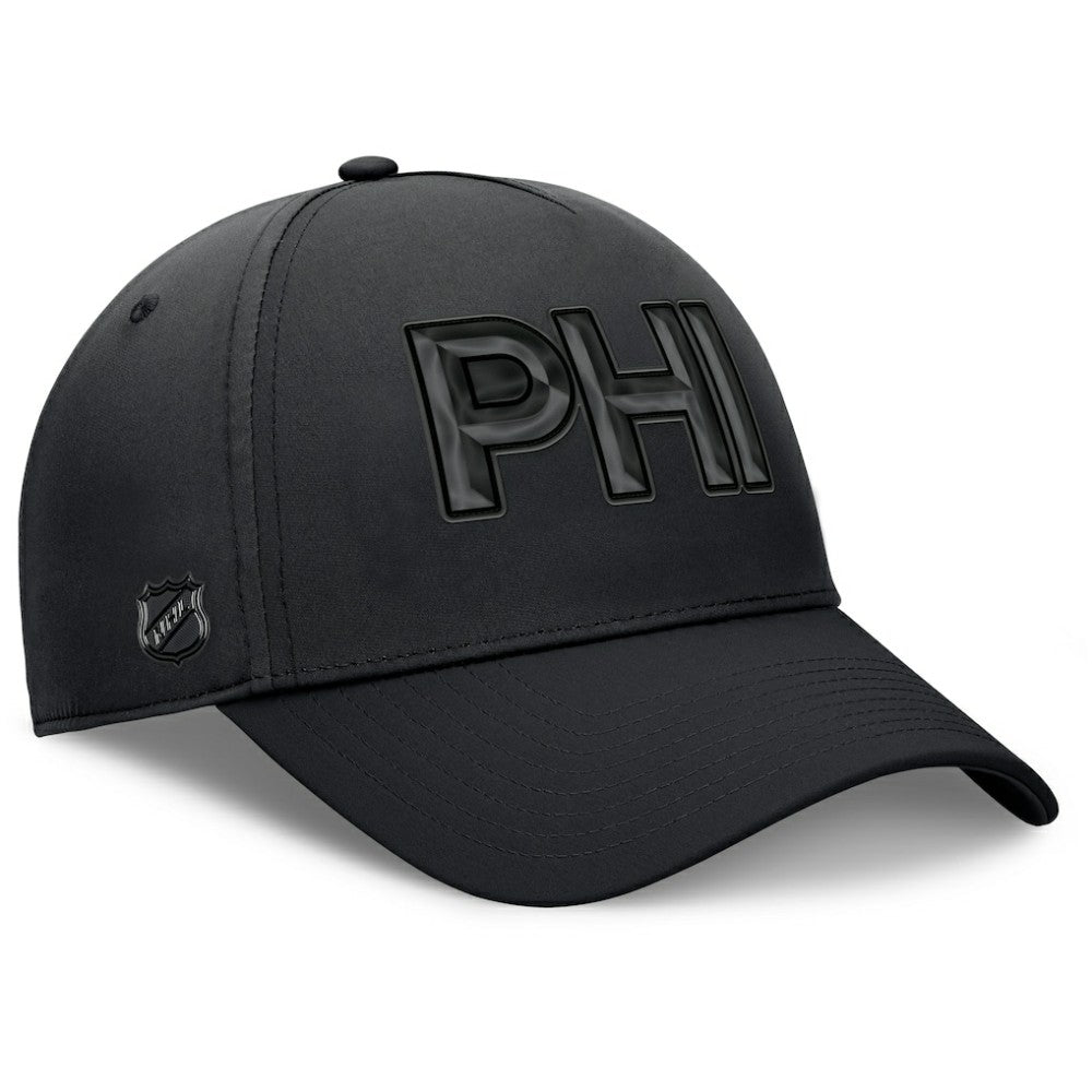 NHL Black Philadelphia Flyers Fanatics Authentic Pro Road Team Code Flex Hat