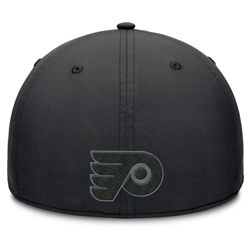 NHL Black Philadelphia Flyers Fanatics Authentic Pro Road Team Code Flex Hat