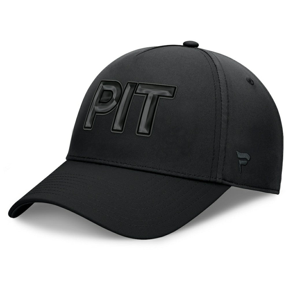 NHL Black Pittsburgh Penguins Fanatics Authentic Pro Road Team Code Flex Hat