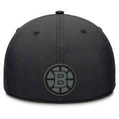 NHL Black Boston Bruins Fanatics Authentic Pro Road Team Code Flex Hat