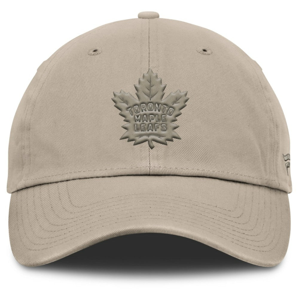NHL Tan Toronto Maple Leafs Fanatics Authentic Pro Road Adjustable Hat