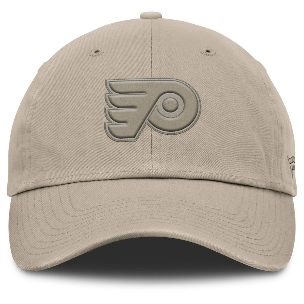 NHL Tan Philadelphia Flyers Fanatics Authentic Pro Road Adjustable Hat