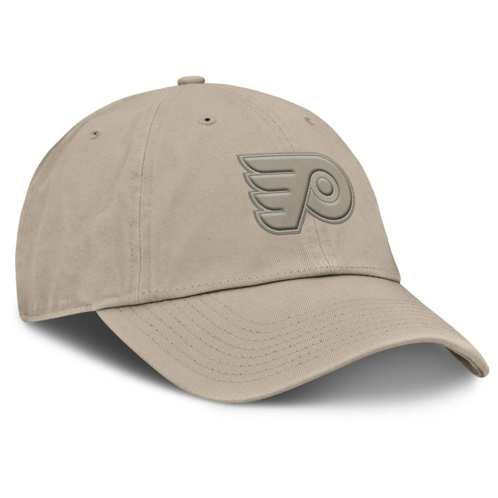 NHL Tan Philadelphia Flyers Fanatics Authentic Pro Road Adjustable Hat