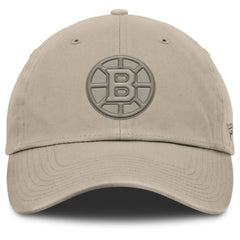 NHL Tan Boston Bruins Fanatics Authentic Pro Road Adjustable Hat