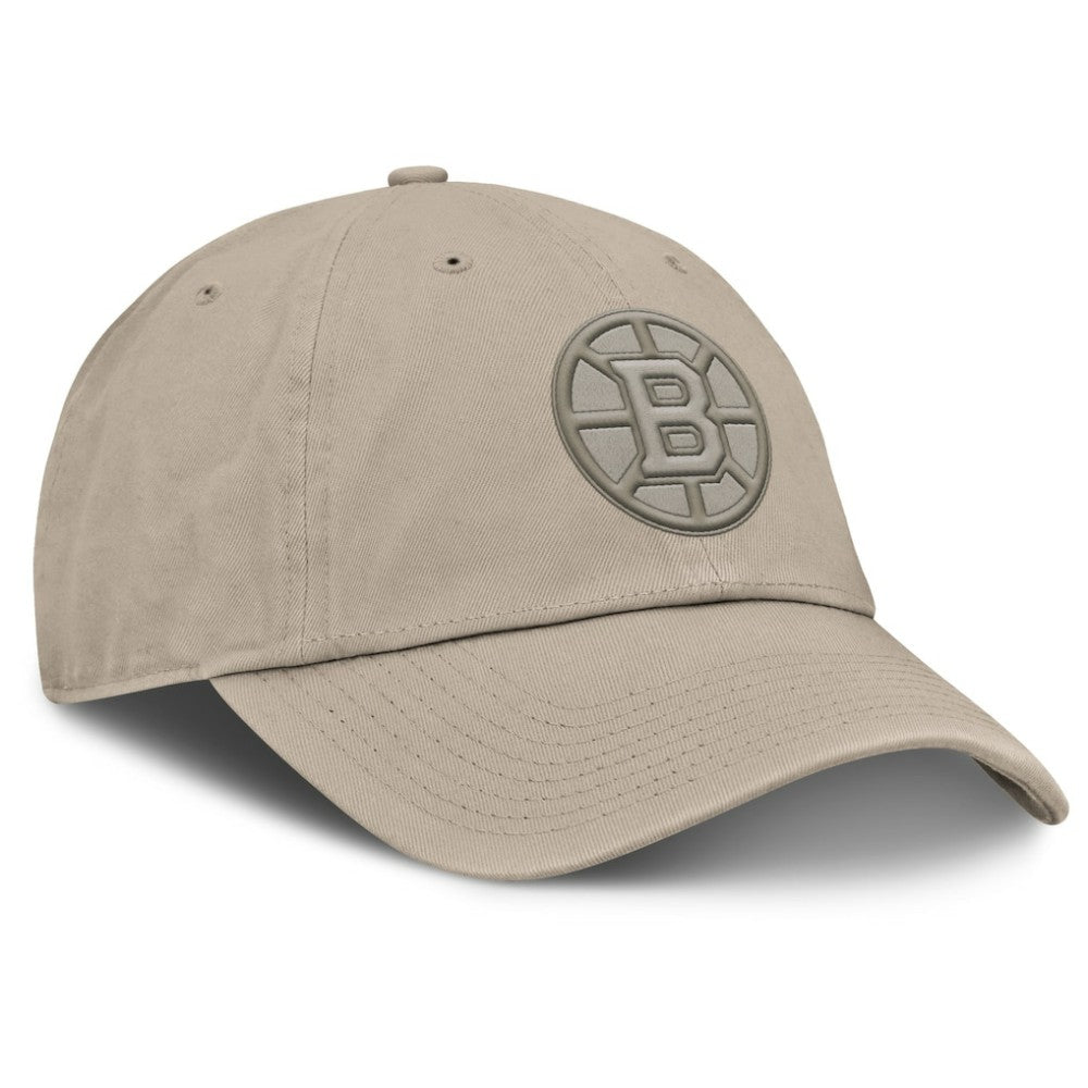 NHL Tan Boston Bruins Fanatics Authentic Pro Road Adjustable Hat