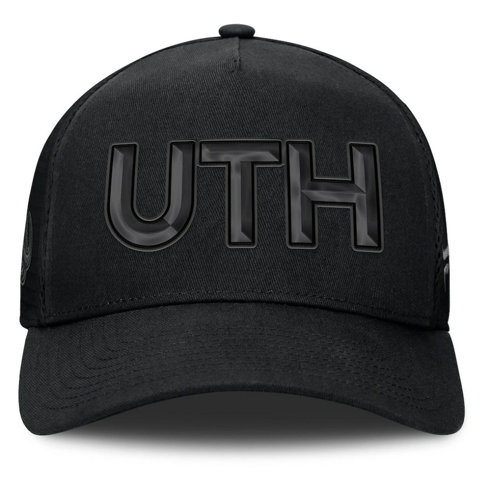 NHL Black Utah Mammoth Fanatics Authentic Pro Road Team Code Trucker Adjustable Hat