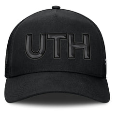 NHL Black Utah Mammoth Fanatics Authentic Pro Road Team Code Trucker Adjustable Hat