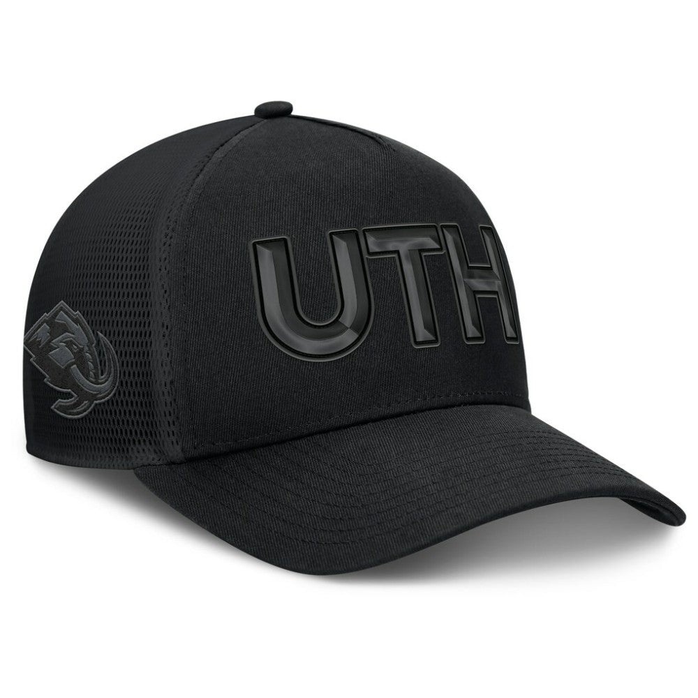 NHL Black Utah Mammoth Fanatics Authentic Pro Road Team Code Trucker Adjustable Hat