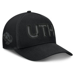 NHL Black Utah Mammoth Fanatics Authentic Pro Road Team Code Trucker Adjustable Hat
