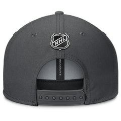 NHL Charcoal Vegas Golden Knights Fanatics Authentic Pro Rink Lockup Snapback Hat