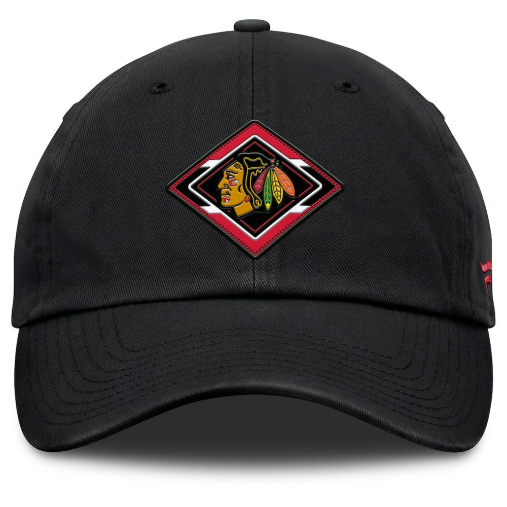 NHL Black Chicago Blackhawks Fanatics Women's Authentic Pro Rink Adjustable Hat