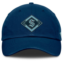 NHL Deep Sea Blue Seattle Kraken Fanatics Women's Authentic Pro Rink Adjustable Hat