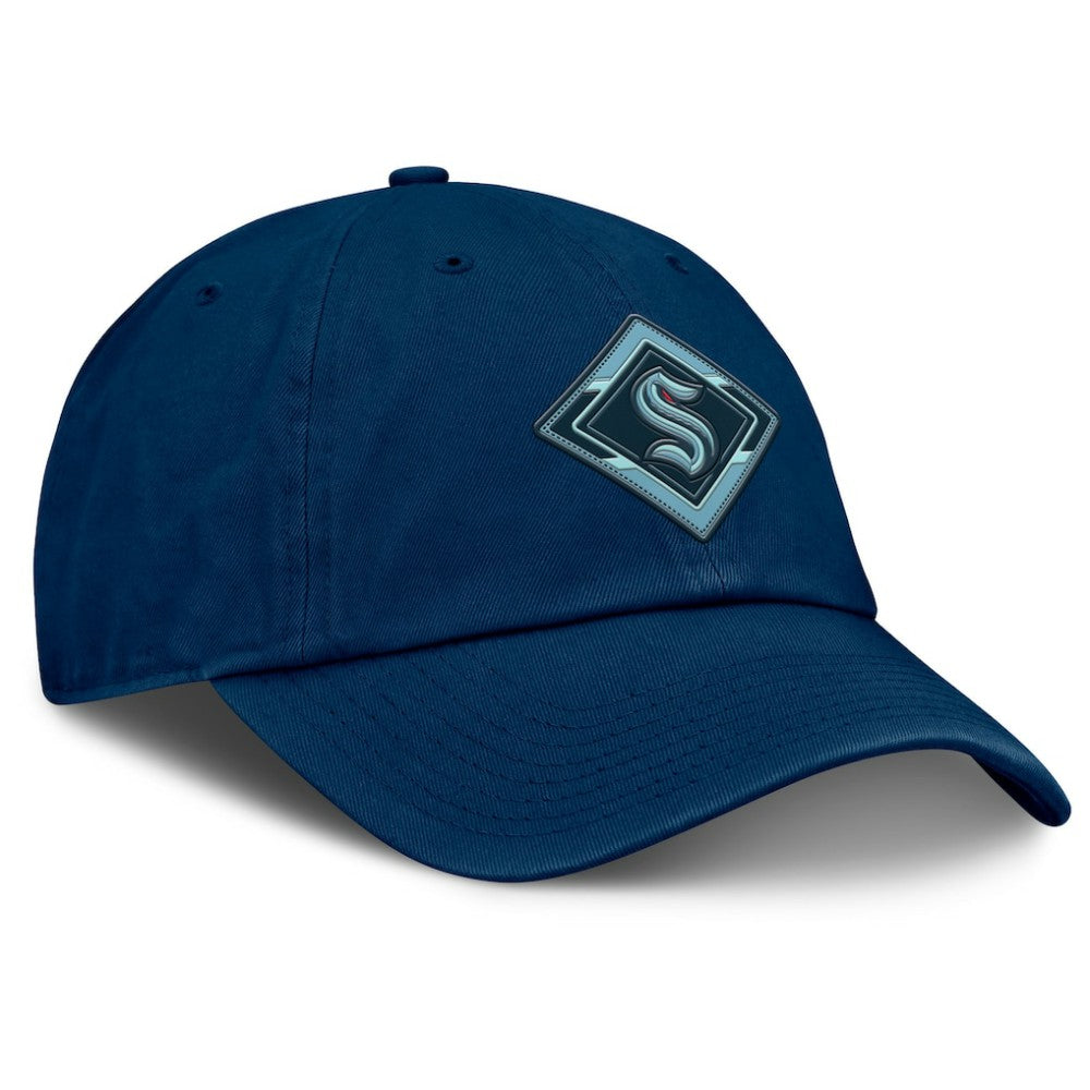 NHL Deep Sea Blue Seattle Kraken Fanatics Women's Authentic Pro Rink Adjustable Hat