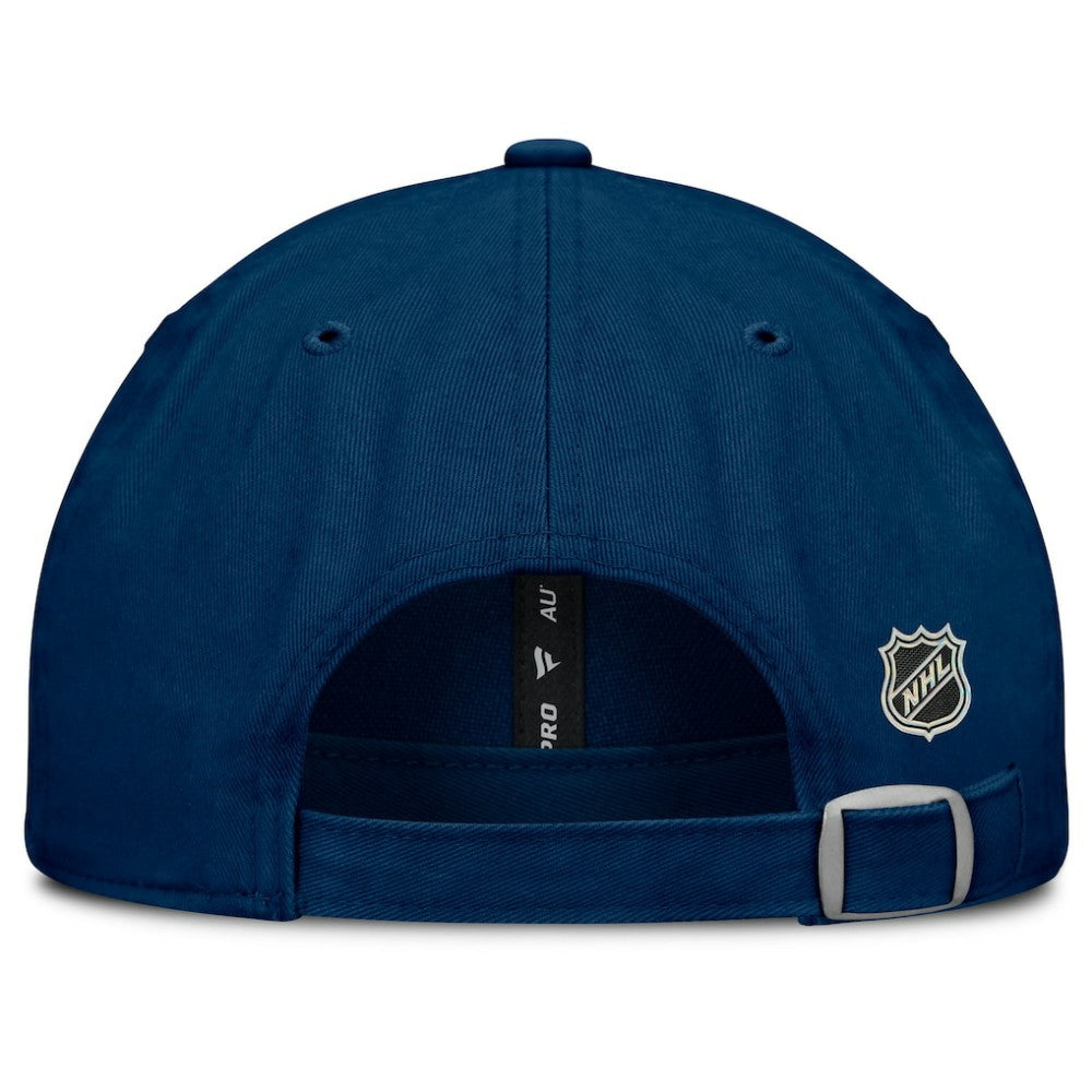 NHL Deep Sea Blue Seattle Kraken Fanatics Women's Authentic Pro Rink Adjustable Hat