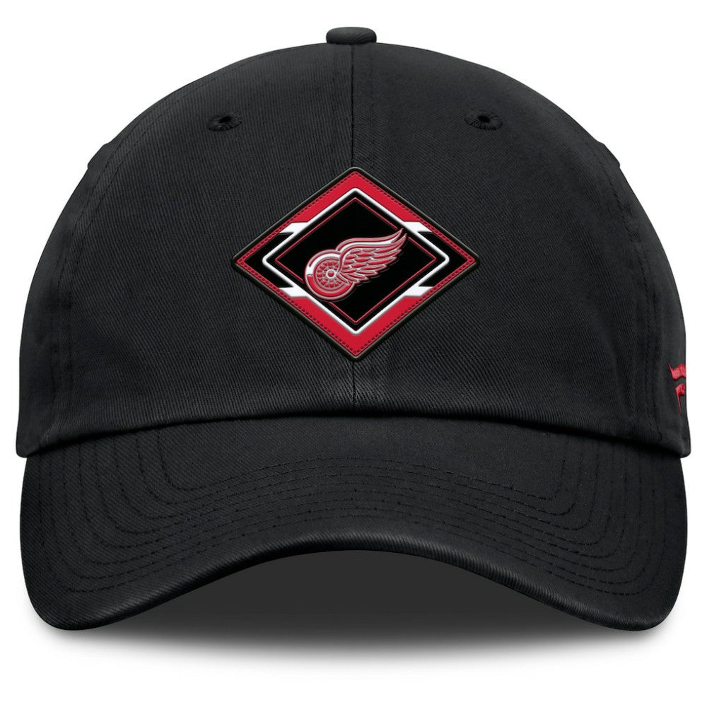 NHL Black Detroit Red Wings Fanatics Women's Authentic Pro Rink Adjustable Hat