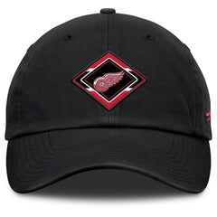 NHL Black Detroit Red Wings Fanatics Women's Authentic Pro Rink Adjustable Hat