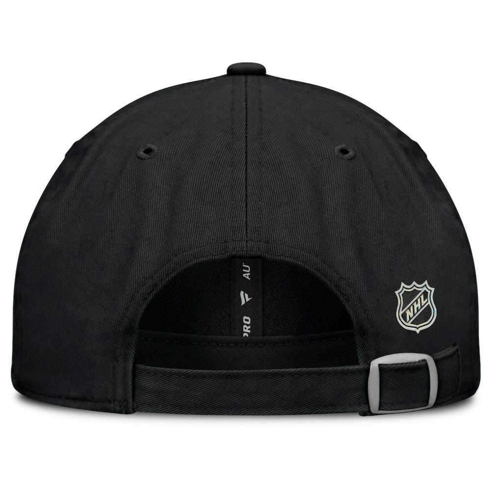 NHL Black Detroit Red Wings Fanatics Women's Authentic Pro Rink Adjustable Hat