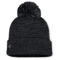 NHL Black New York Rangers Fanatics Women's Authentic Pro Road Cuffed Knit Hat with Pom