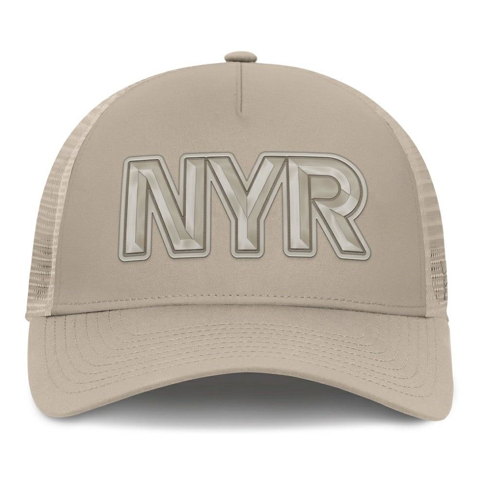 NHL Tan New York Rangers Fanatics Women's Authentic Pro Road Trucker Adjustable Hat