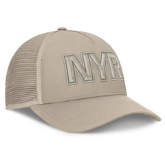 NHL Tan New York Rangers Fanatics Women's Authentic Pro Road Trucker Adjustable Hat