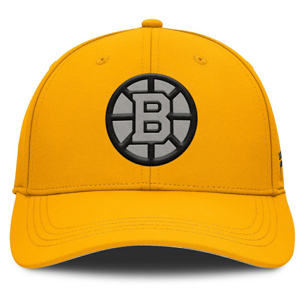 NHL Gold Boston Bruins Fanatics Homage Adjustable Hat