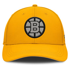 NHL Gold Boston Bruins Fanatics Homage Adjustable Hat