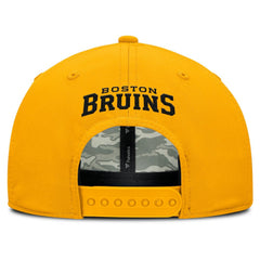 NHL Gold Boston Bruins Fanatics Homage Adjustable Hat